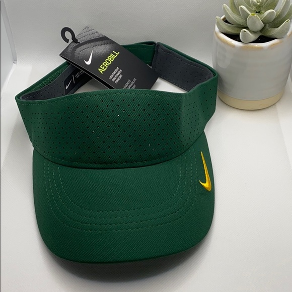 Nike Aerobill Visor Lightweight Green/Gold Adult